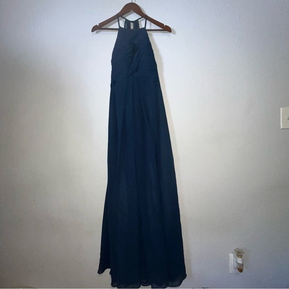 Women's Azazie Navy Blue Formal Dress - Picture 2 of 11